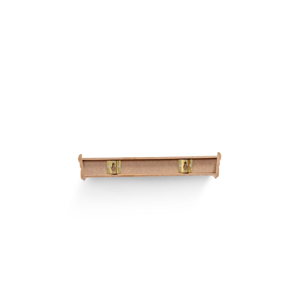 Floating Shelves 17.9 Wall Mounted Wood Shelves For Bathroom, Bedroom, Living Room, Kitchen, Hanging Shelf For Books Storage Decor With Invisible Brackets, White