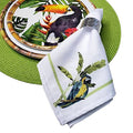 Charlo's Cloth Napkins Set of 4 Brazilian Parrot 16" by 16" - Green-1