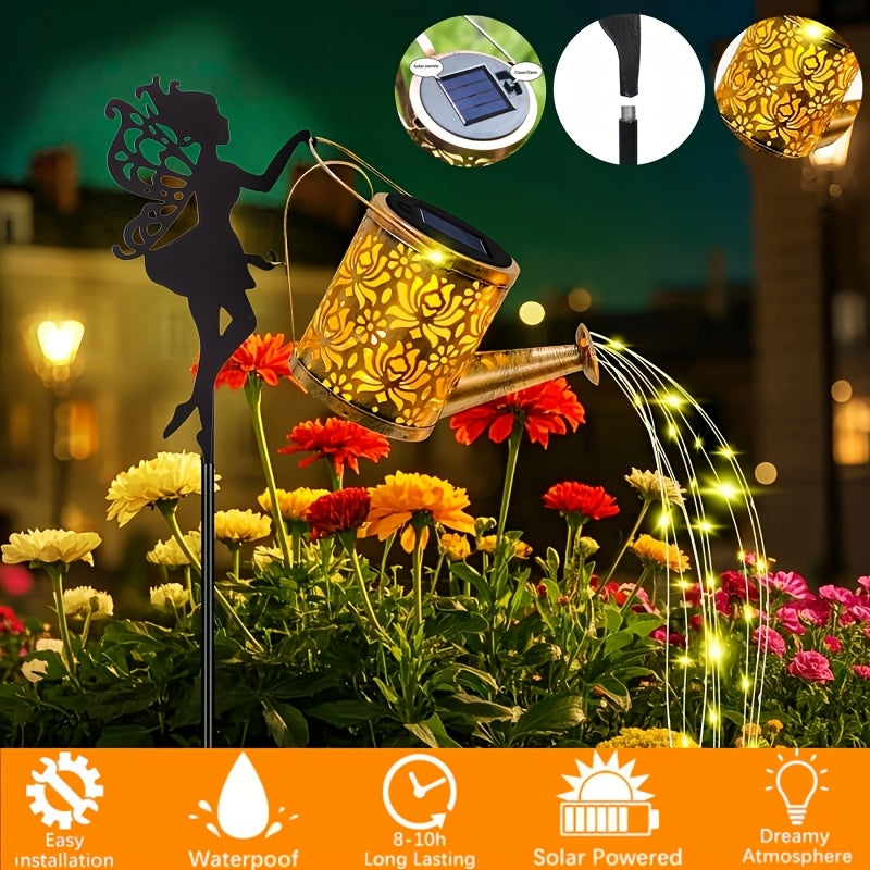 2PCS Solar Garden Decorative Lamp, Outdoor Landscape Lamp, Torch Lamp, Outdoor Lighting Lamp, Party Atmosphere Lamp, Fairy Lamp, Suitable For Gardens, Parks, Commercial Streets, Holiday Gifts.