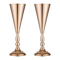 2 Pcs Golden Vase Flower Wedding Centerpieces