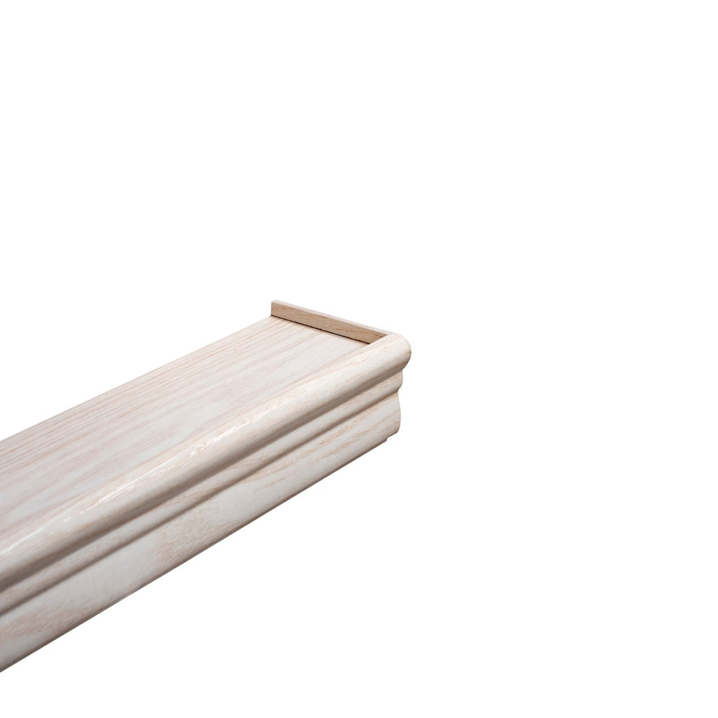 Floating Shelves 17.9 Wall Mounted Wood Shelves For Bathroom, Bedroom, Living Room, Kitchen, Hanging Shelf For Books Storage Decor With Invisible Brackets, White