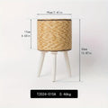 Handmade Green Plastic Vase - Upgraded Durable Wide-mouth Flower Pot And Plant Stand, Modern Round Indoor Home Decor Vase, Suitable For Tabletops Floors