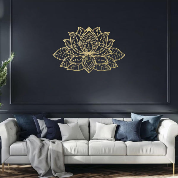 CIFbuy Zen Mandala Lotus Aluminum Wall Art Holiday Gift Home Decor(TikTok, Temu Pick-up Service)