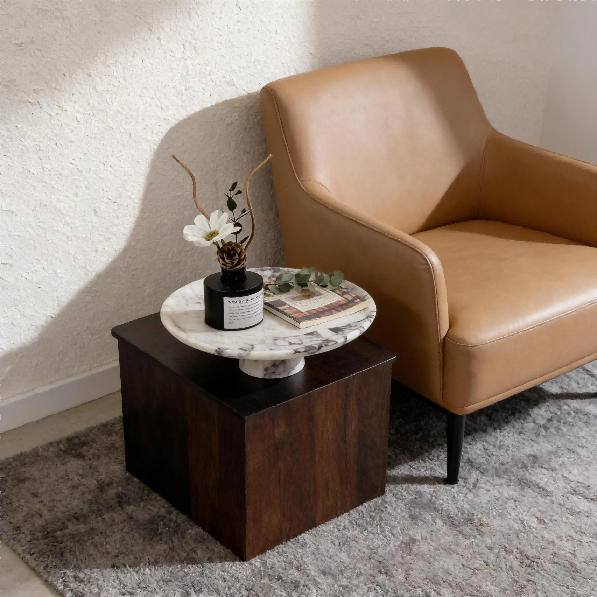 Elegant Marble Vanity Tray