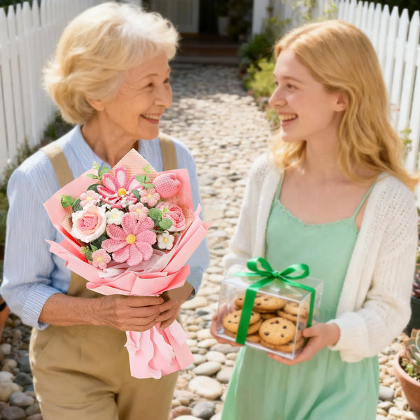 Charming Crochet Flower Bouquet