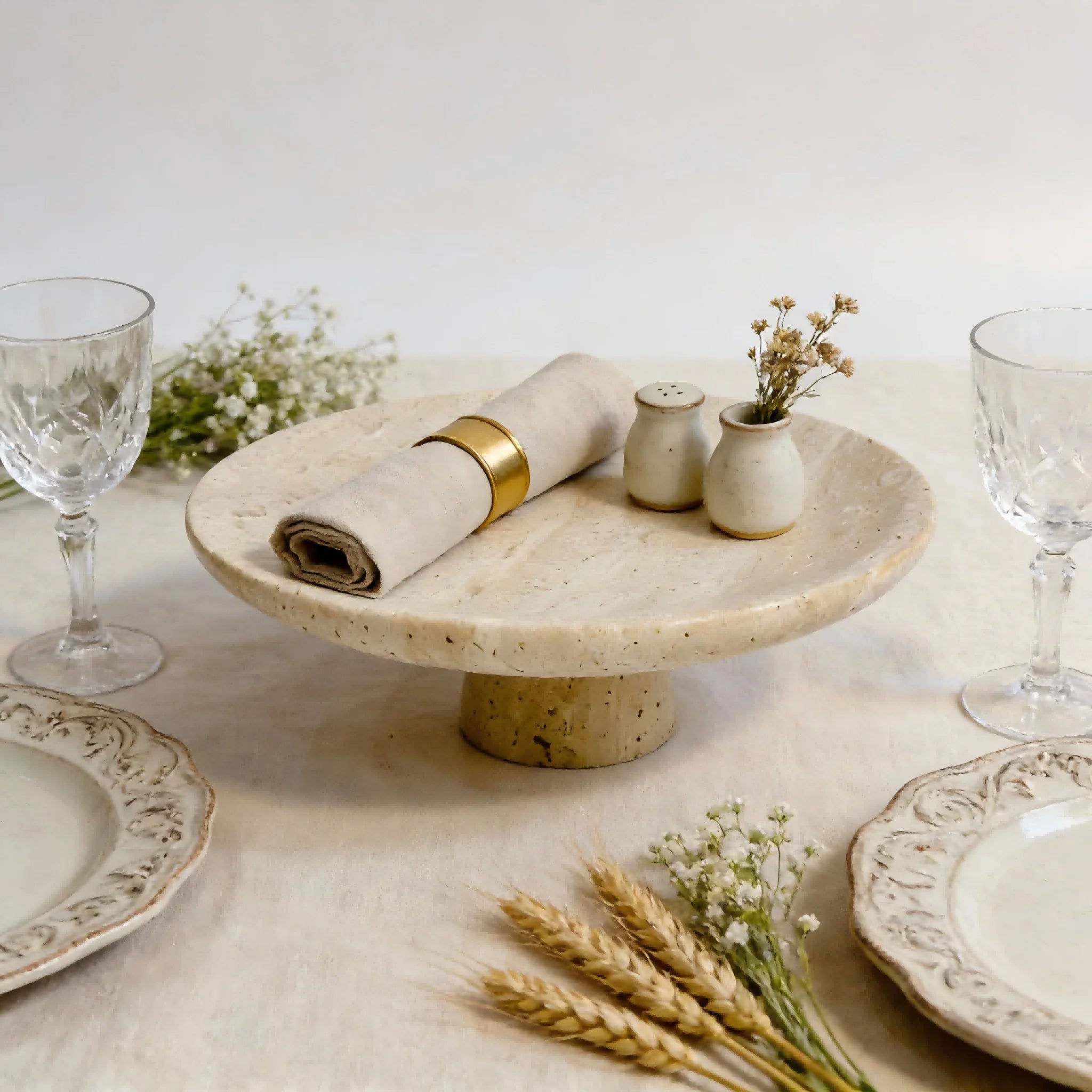 Elegant Marble Vanity Tray