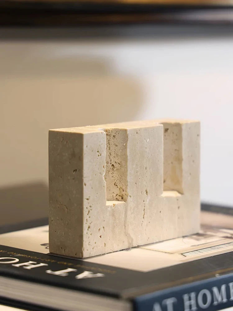 Elegant Marble Candle Holder