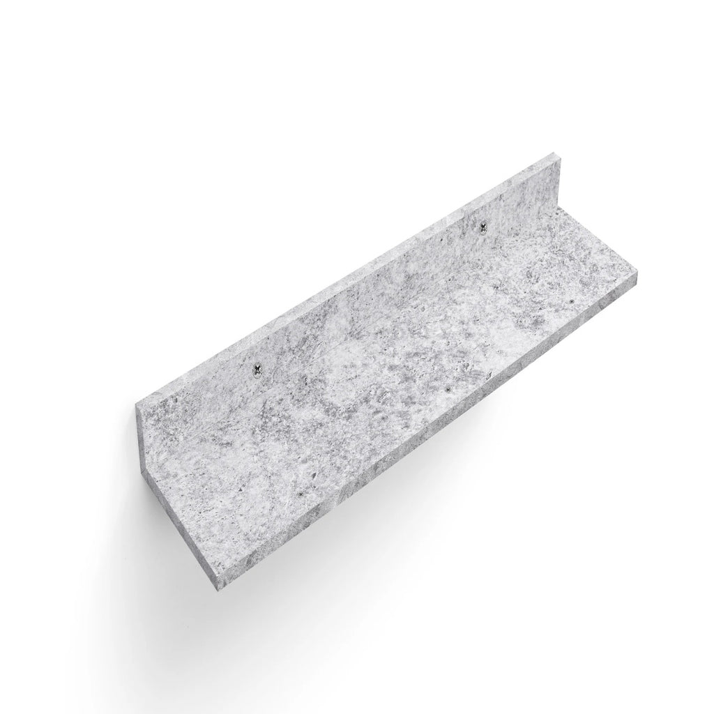 Floating Shelves 15.7 Wall Mounted Wood Shelves For Bathroom, Bedroom, Living Room, Kitchen, Hanging Shelf For Books Storage Decor With Invisible Brackets, Grey